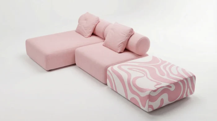 Модульний диван з авторським принтом EXOTIQ-3