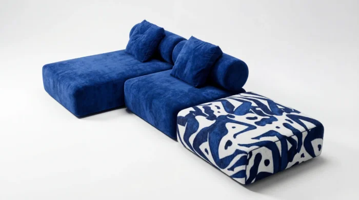 Модульний диван з авторським принтом EXOTIQ-11