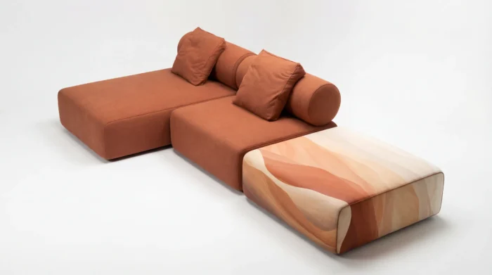 Модульний диван з авторським принтом EXOTIQ-14