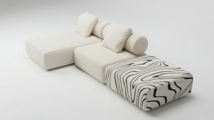 Модульний диван з авторським принтом EXOTIQ-16