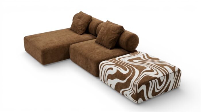 Модульний диван з авторським принтом EXOTIQ-1