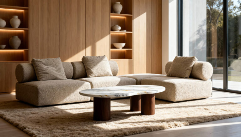 Диван модерн у сучасній вітальні від KAIZEN