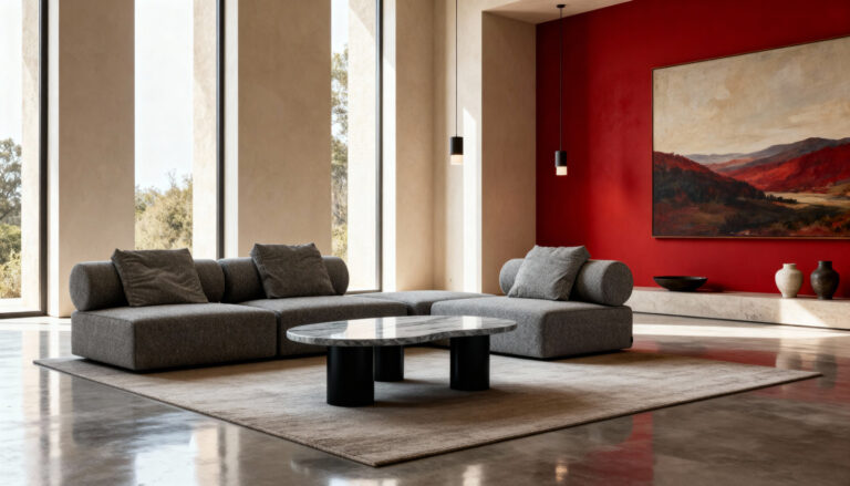 Розкладний диван від виробника KAIZEN у сучасній вітальні