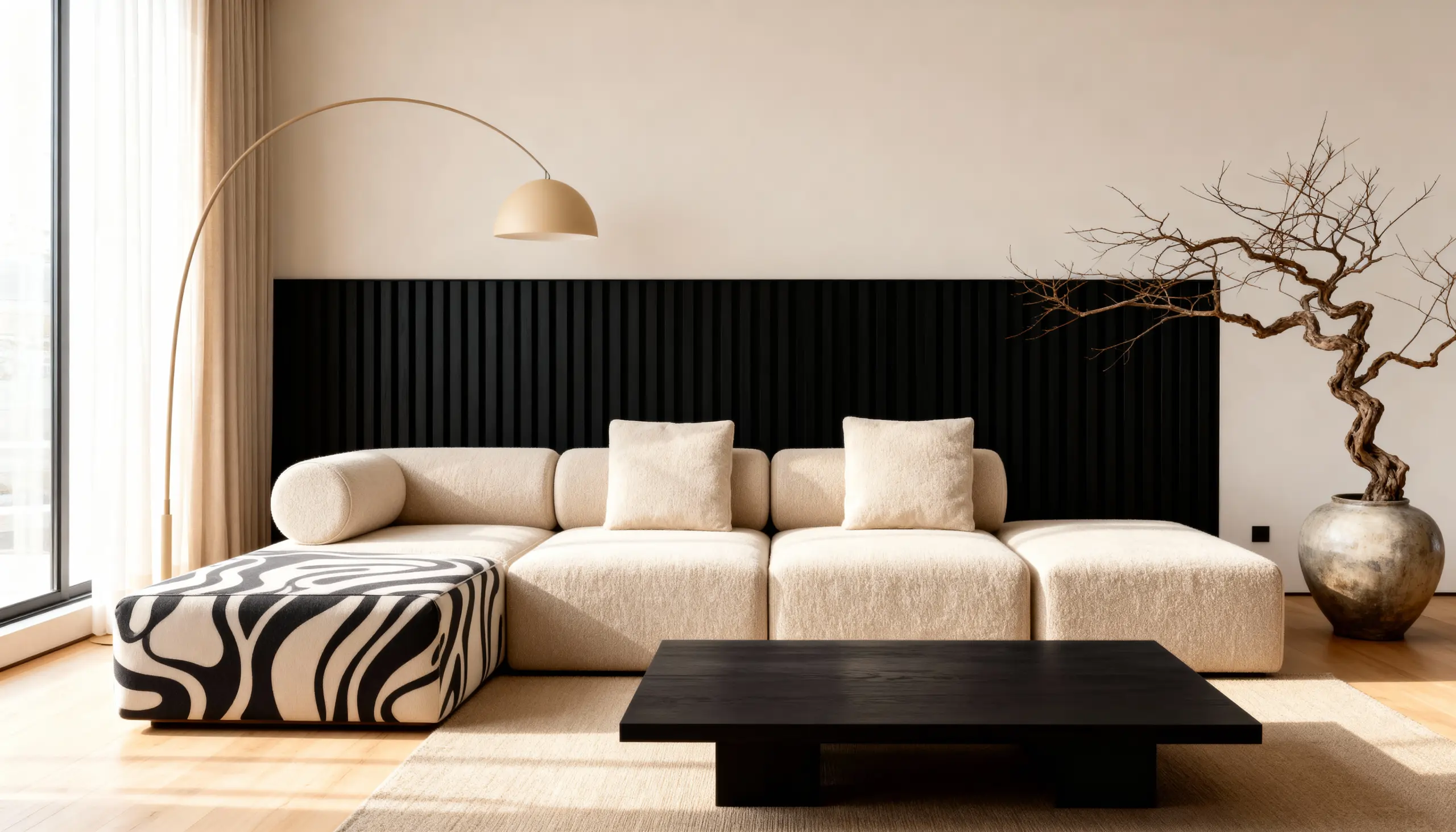 дивани з друком у сучасному дизайнерському інтер’єрі