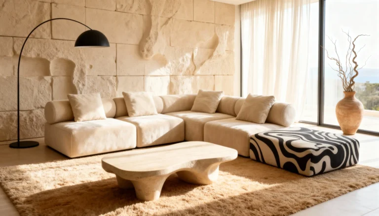 дивани з логотипом у сучасному корпоративному інтер’єрі