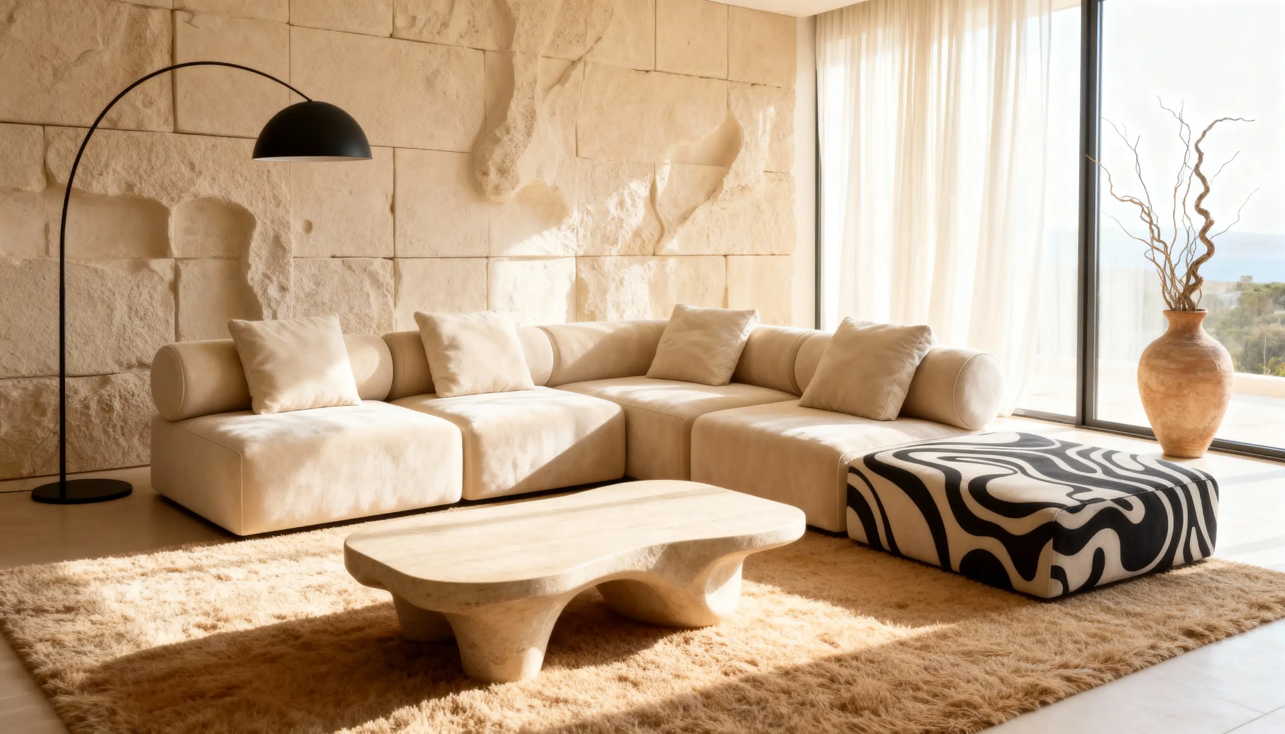 дивани з логотипом у сучасному корпоративному інтер’єрі