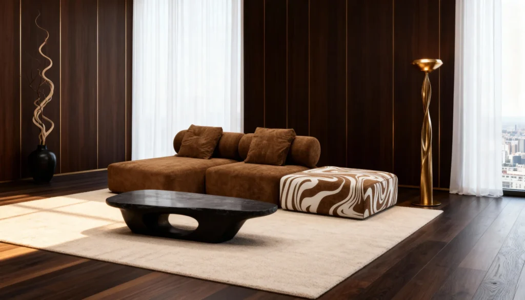 Диван у вітальню Exotiq Caramel Vertigo з карамельними модулями